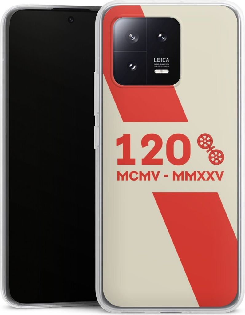 DeinDesign Slim Hülle für Xiaomi 13 Silikon Case Ultra Dünn Handyhülle 1. FSV Mainz 05 E.V. 120 Jahre Bundesliga