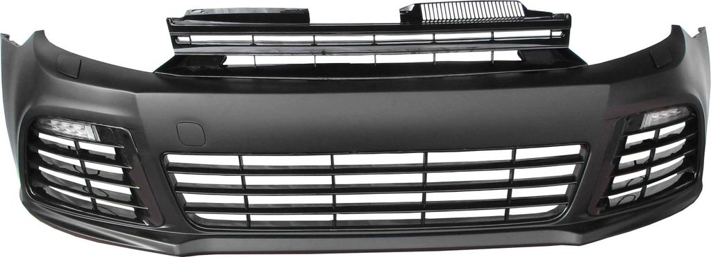 Front Stoßstange Spoiler Kühlergrill Gitter LED Tagfahrlicht für VW Golf 6