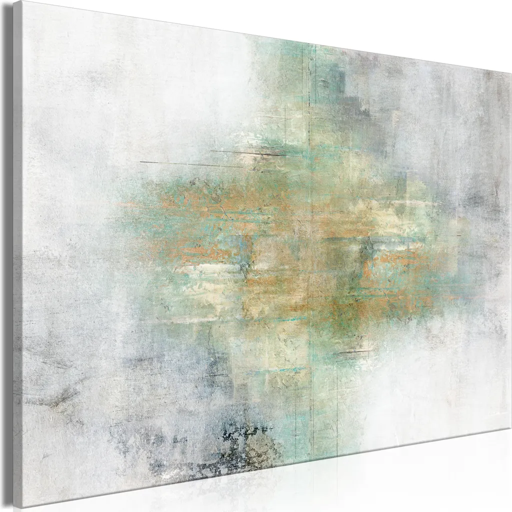 Quadro Astratto Miscela Esplosiva 90x60 - Arte su Tela per Soggiorno Moderno