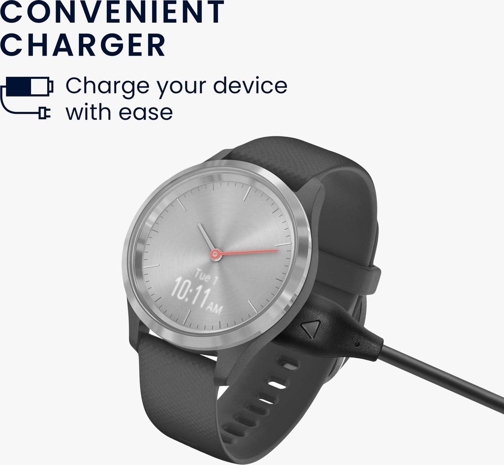 kwmobile USB C Ladekabel kompatibel mit Garmin vivomove 3S Produktbild 6