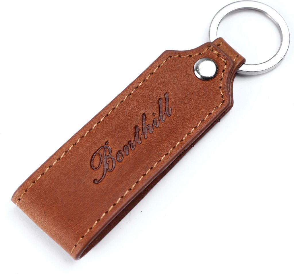 Benthill Schlüsselanhänger Echt Leder - Beste Mama - Geschenkidee für die Mutter - Schlüsselbund inkl. Geschenkbox