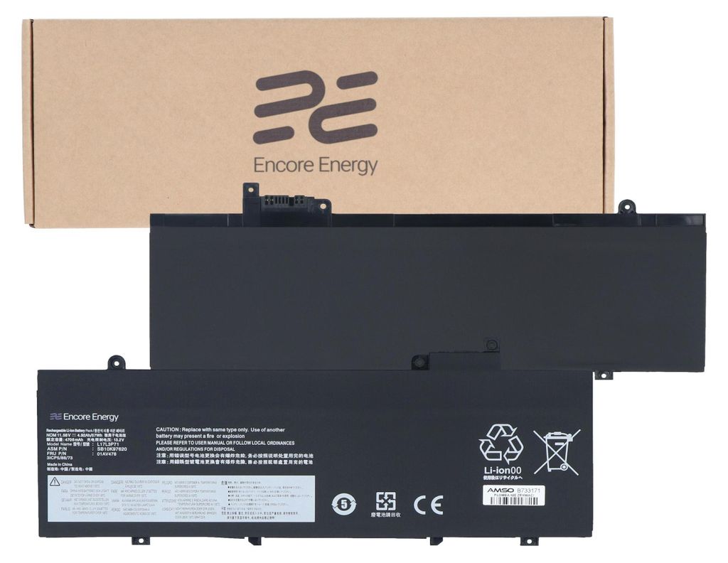 Encore Energy Akku für Lenovo ThinkPad T480s 57Wh 11.58V Produktbild 