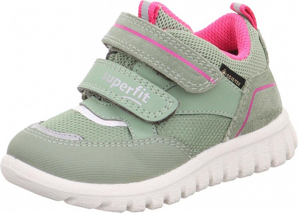 Superfit Sport7 Mini Mädchen Halbschuhe in Grün, Größe 27