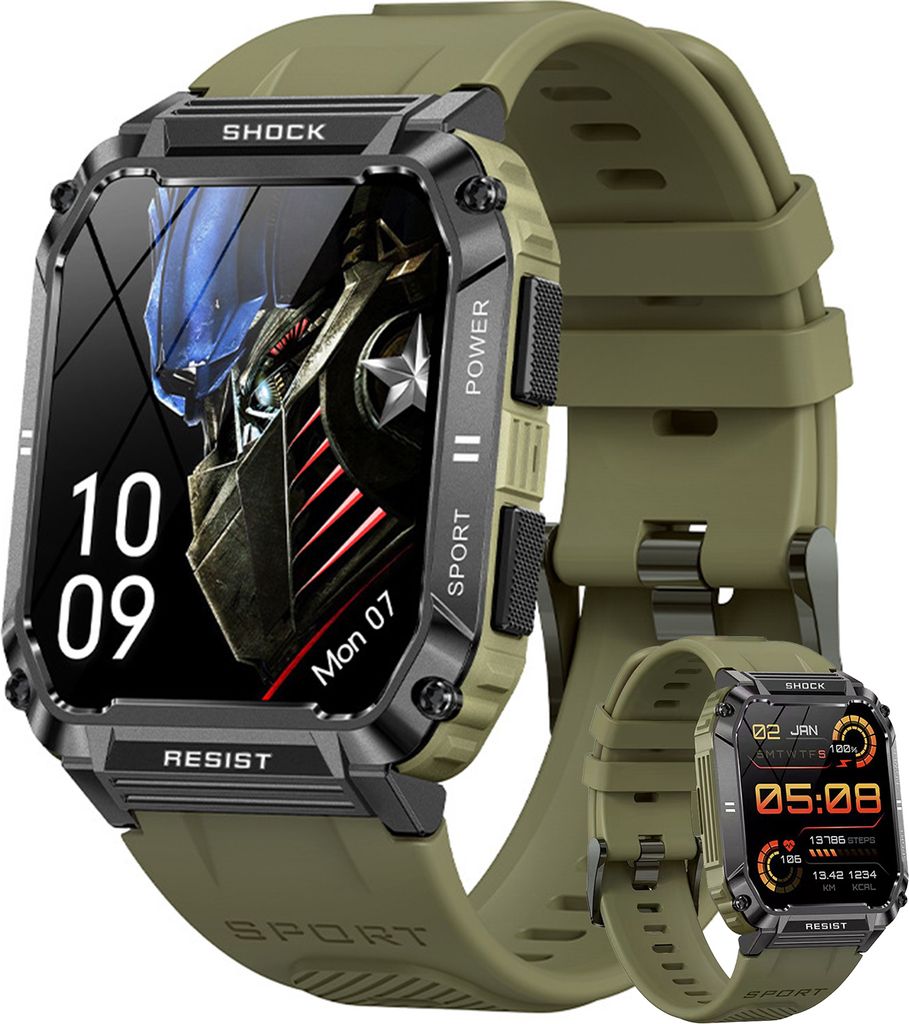 Sportuhr Smartwatch Sport Herren Sportuhr Gute Fitness Uhren