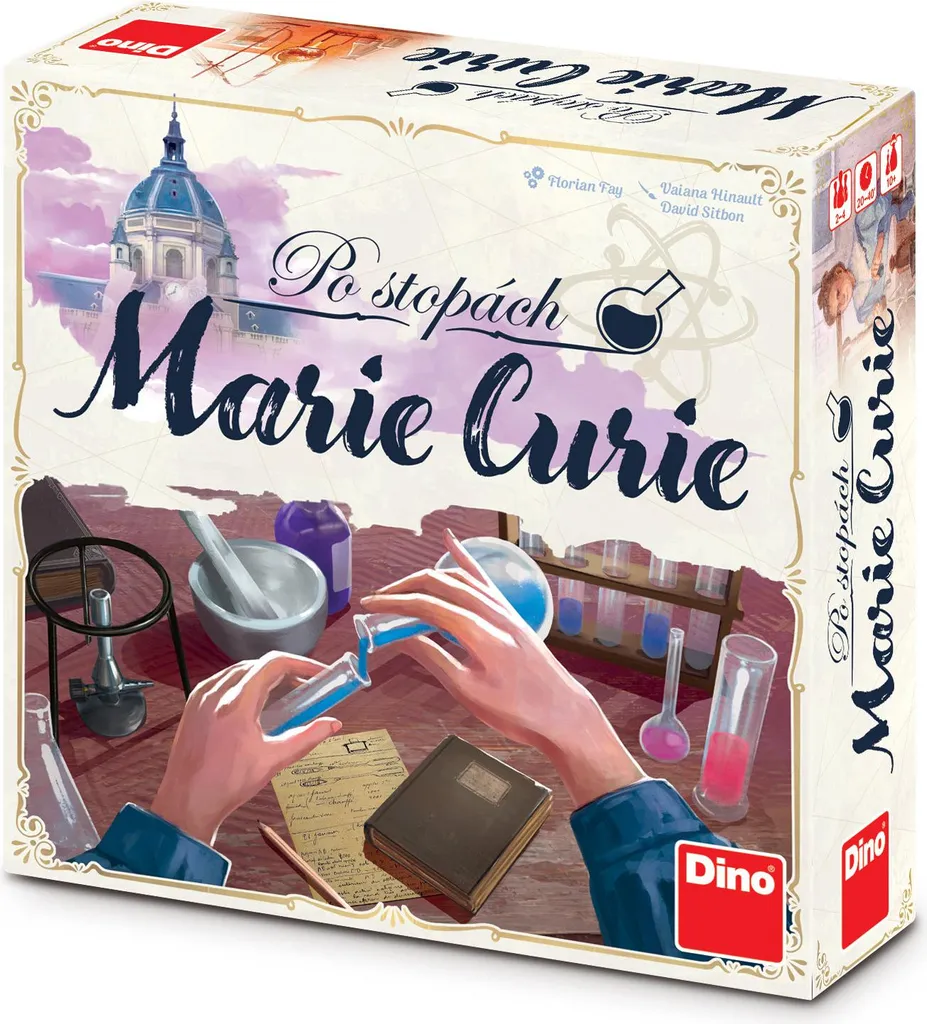Jeu de société Sur les traces de Marie Curie - Jeu éducatif et tactique