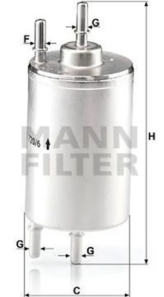 Filtre à carburant WK 720/6 contre les ratés moteur Audi A4 et Seat Exeo