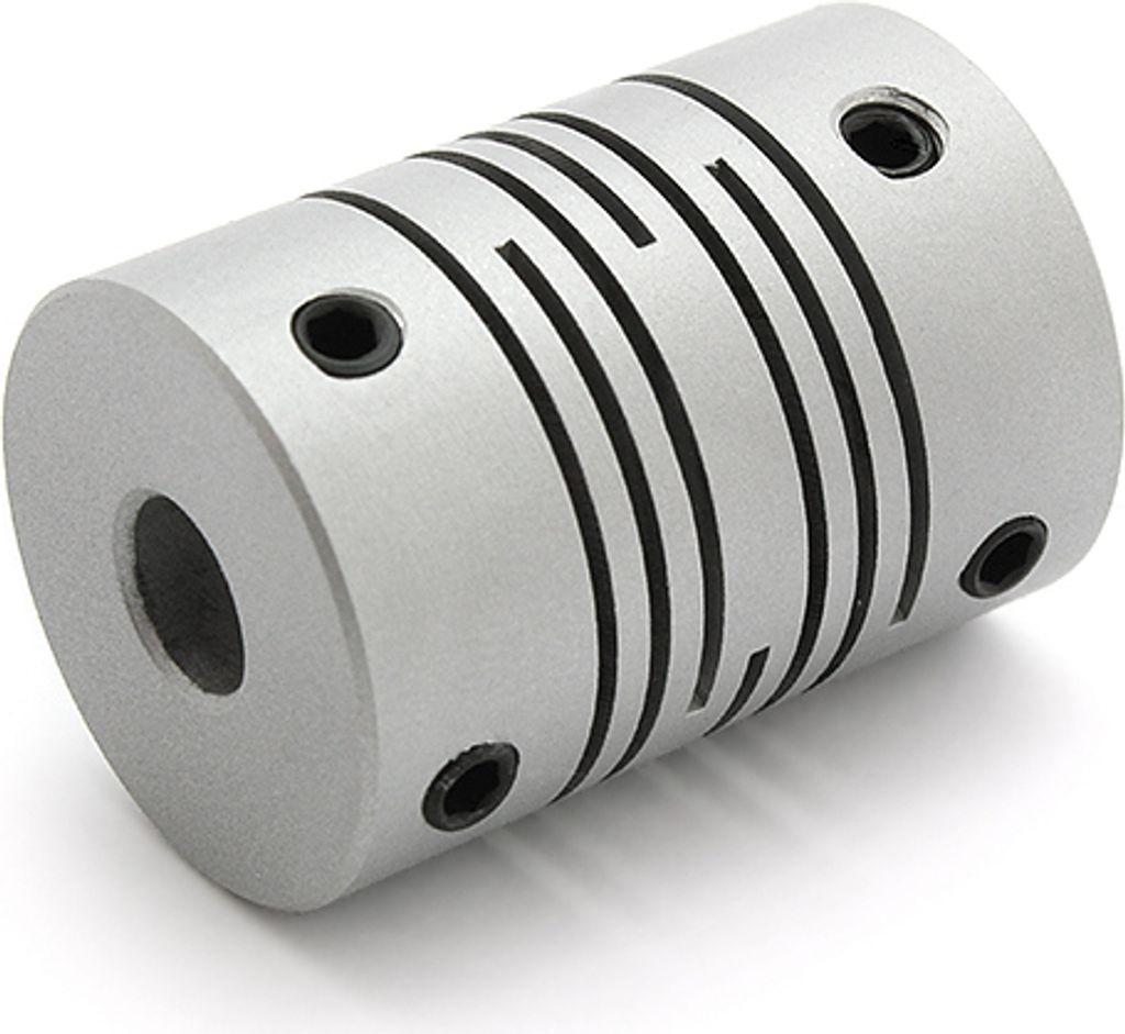 Spielfreie Wendelkupplung, Stellschraubenausführung JT16 D16L23 4,00/4,00mm