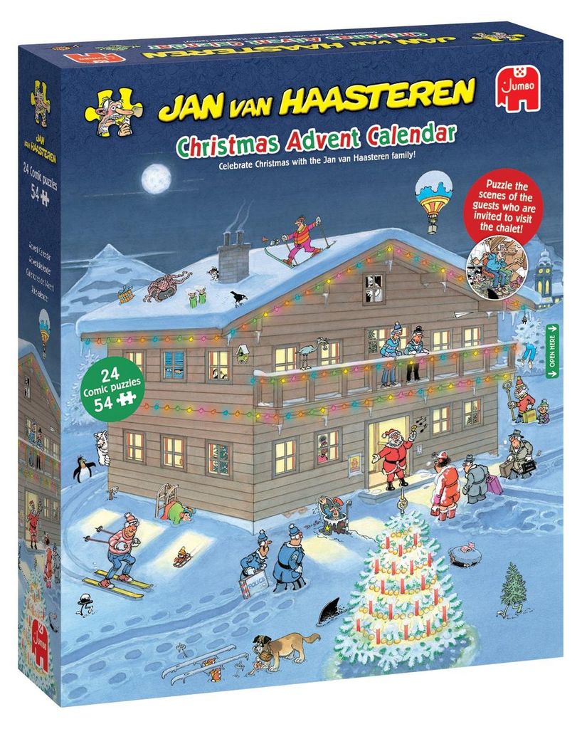 JUMBO Puzzle JVH Adventskalender 24x54 dlks Produktbild 