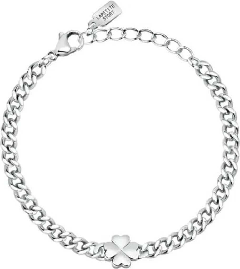Bracelet chaîne en acier pour femme - Bijou amitié et porte-bonheur