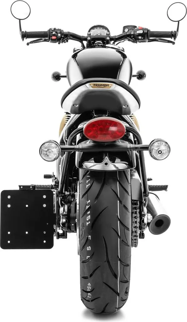 Support de plaque latéral Triumph Bobber pour look épuré custom