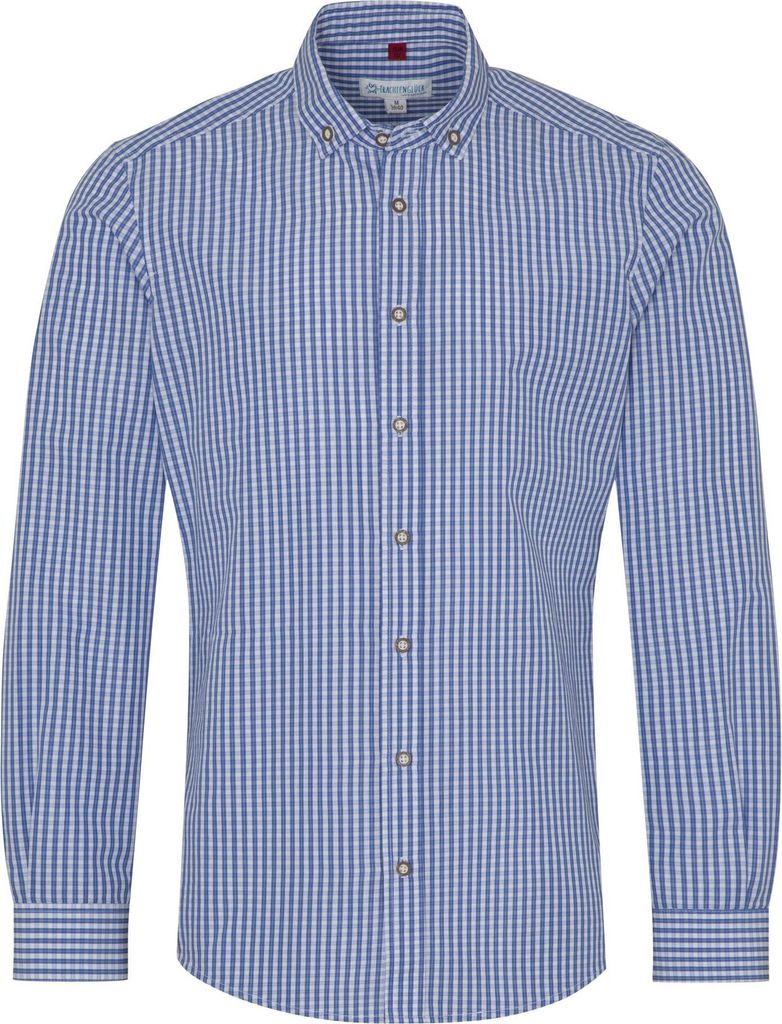 Spieth & Wensky - Herren Trachten Hemd, TG-Detmold (421760-0948), Größe:47/48(3XL), Farbe:Hellblau (4457)
