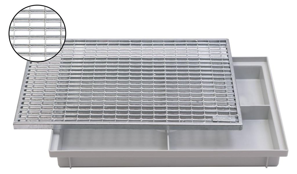ACO 60x40cm Schuhabstreifer V-Stab Maschenrost mit Produktbild 