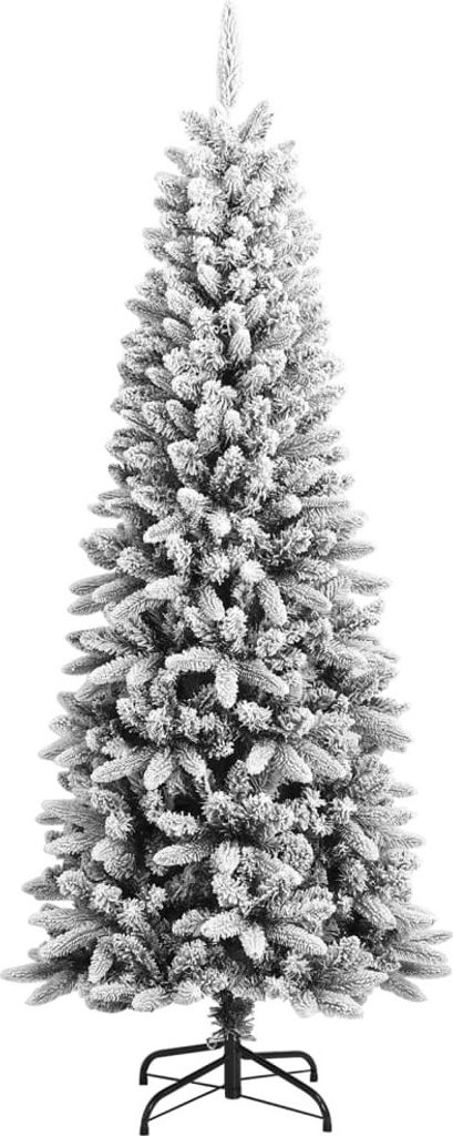 vidaXL Sapin de Noël artificiel enneigé 180 cm PVC&PE Image du produit 