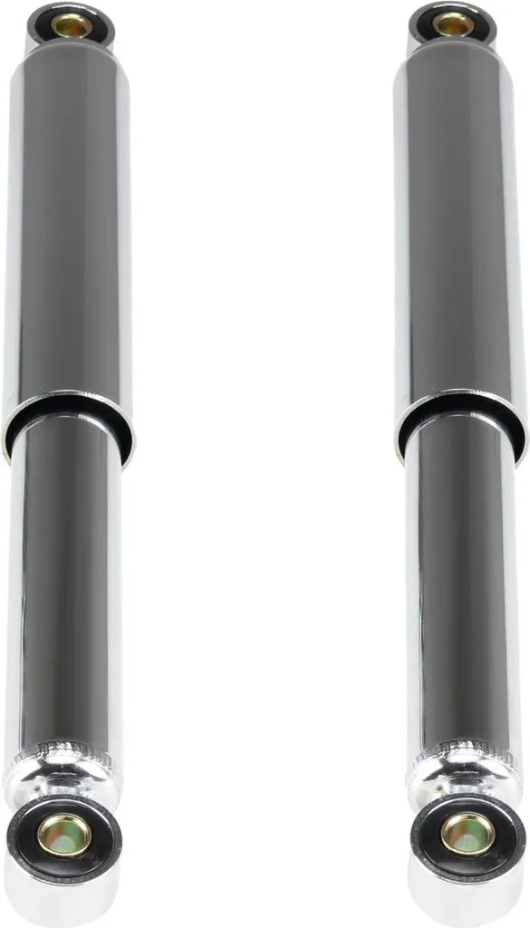 Amortisseur de mobylette 350mm chromé universel pour trajet urbain quotidien