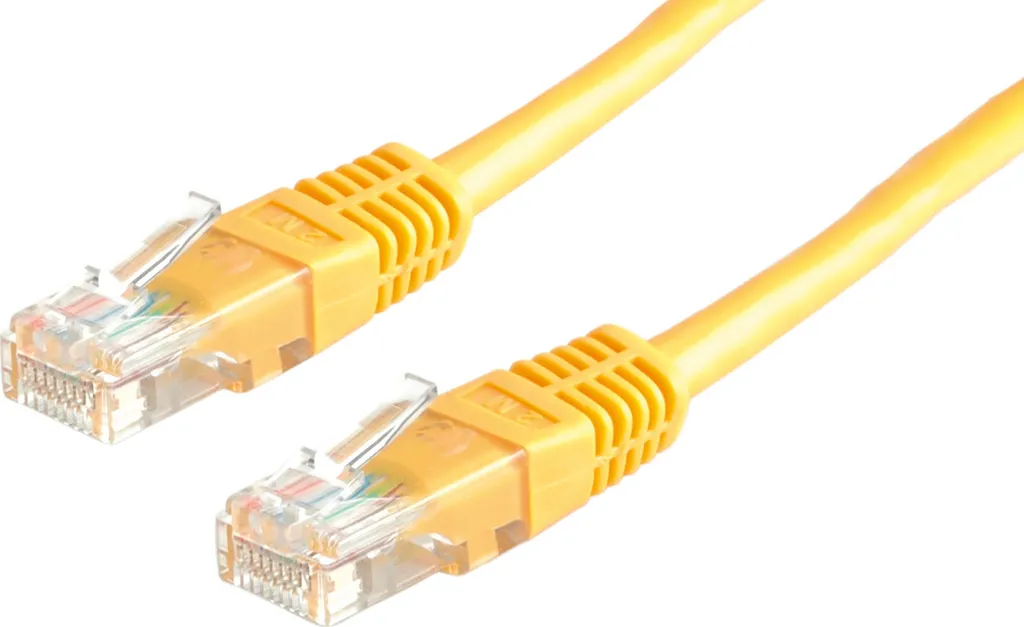 Cavo Ethernet 10m VALUE Cat.6 Giallo | Patch Cord Professionale UTP