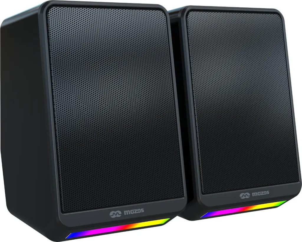 Casse per Computer Mozos MINI-S4 RGB | Audio USB Economico 2.0