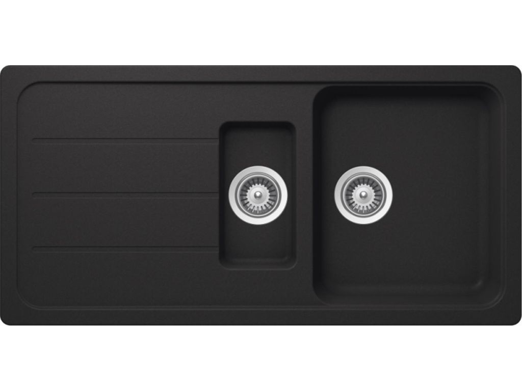 Schock Einbauspüle Fomhaus D-150L U Onyx - Unterbauspüle