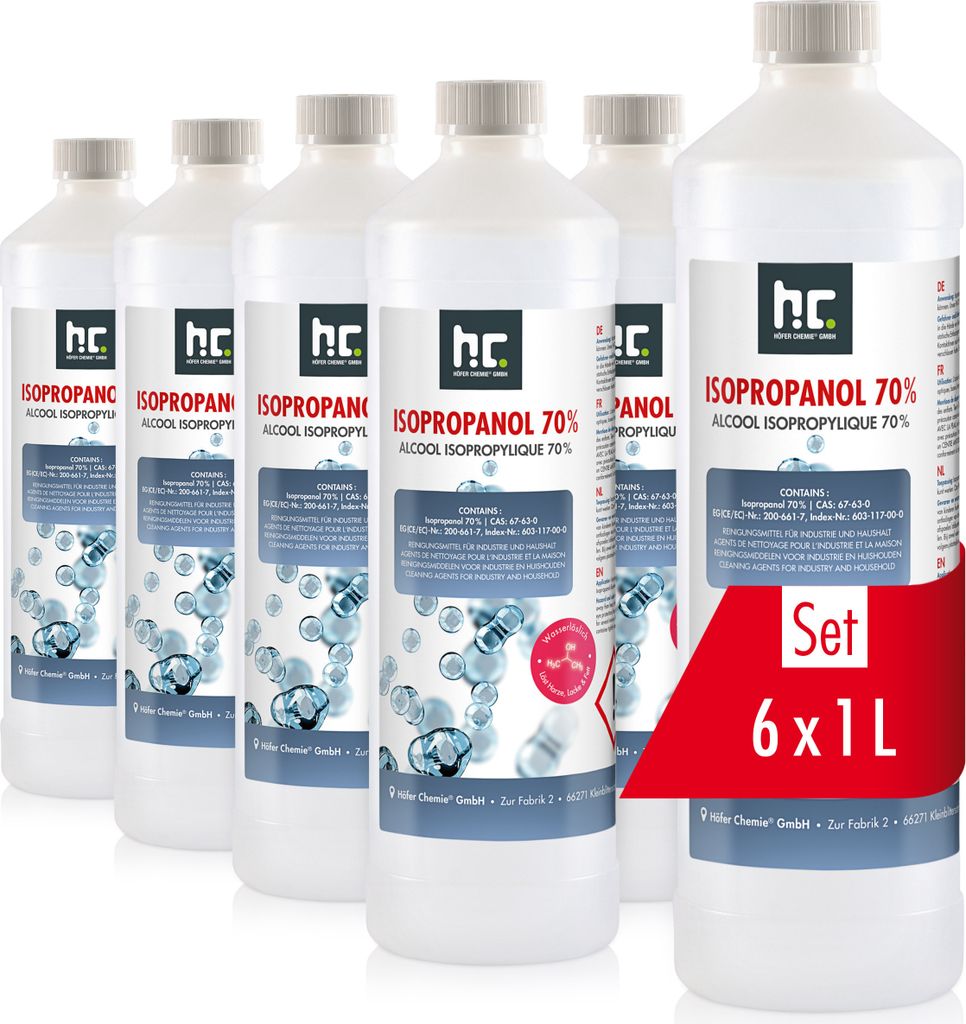 1 L Isopropanol 70% befreit Oberflächen von Produktbild 