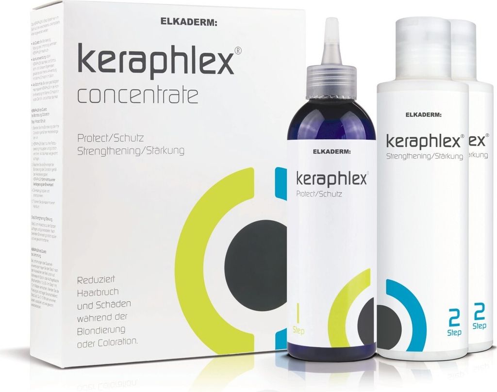 Elkaderm Keraphlex Concentrat XL Set Step 1 200 ml + 2  400 Image du produit 