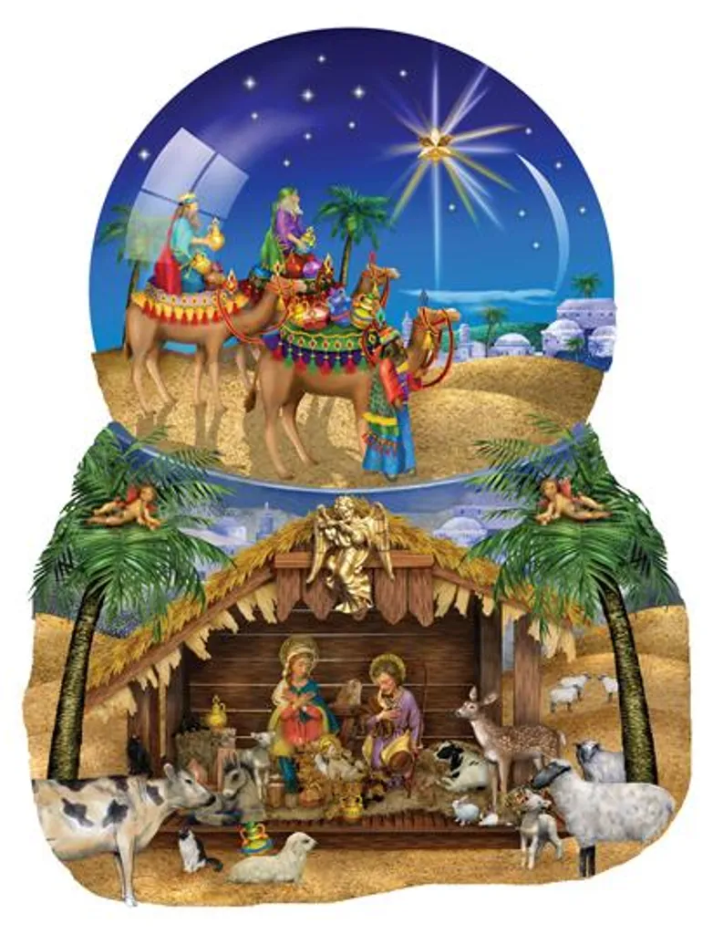 Puzzle 1000 pièces Noël Étoile de Bethléem - Qualité SunsOut Supérieure