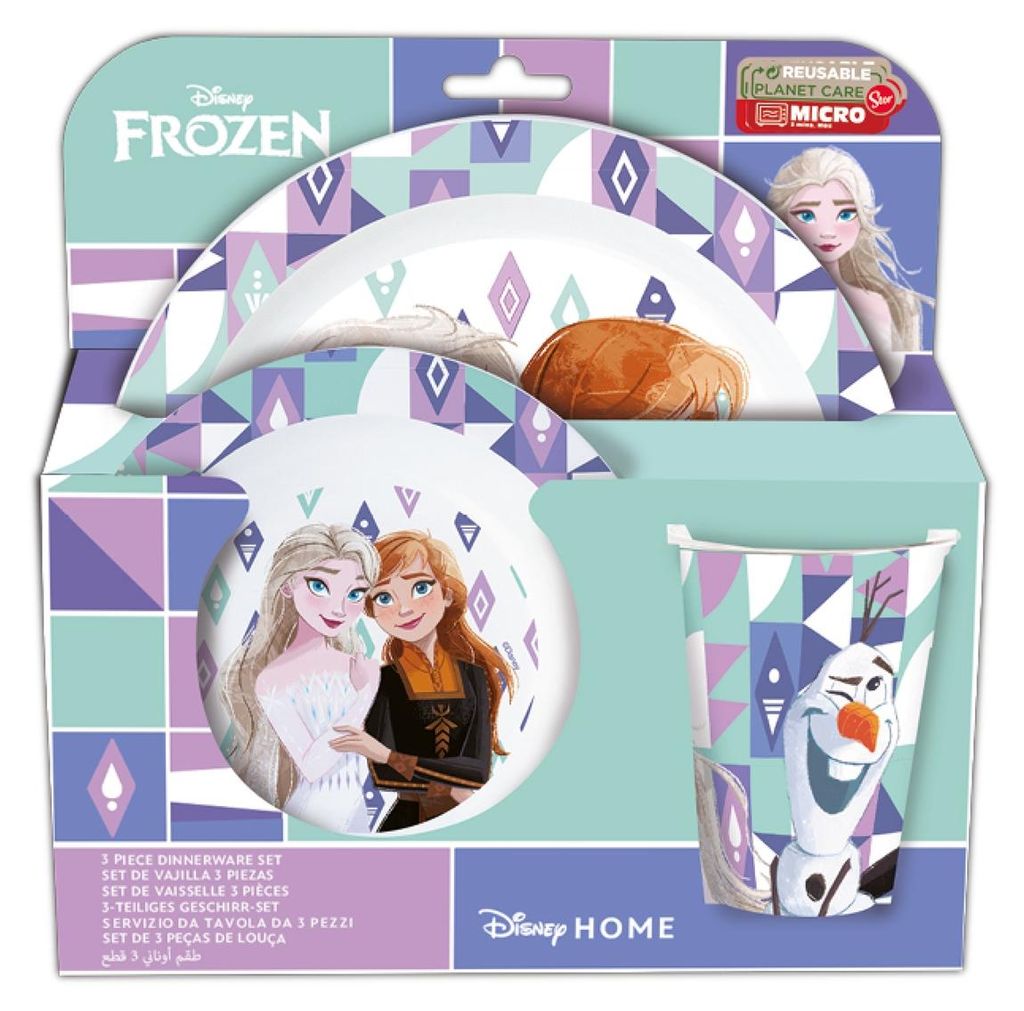 Frozen 3pcs PP set petit déjeuner Image du produit 