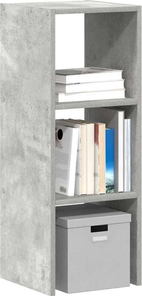 "im Angebot" Bücherregal Stapelbar Betongrau 30x30x80 cm Holzwerkstoff - Kommoden CC24479
