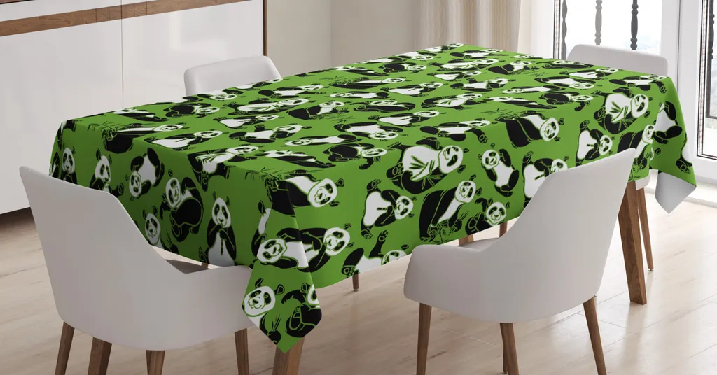 Tovaglia Esterna Panda 140x240cm ABAKUHAUS - Resistente e Chic