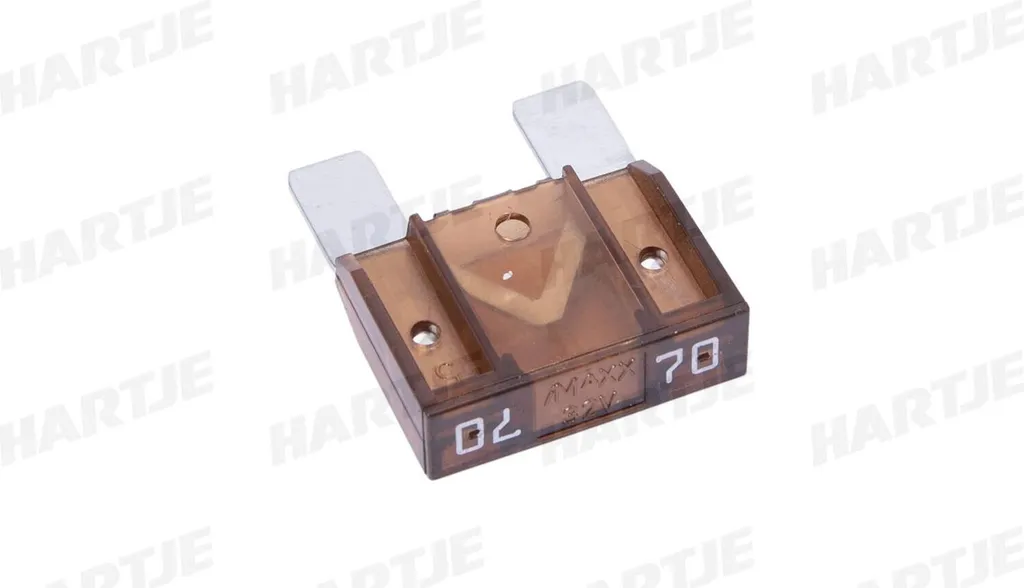 Fusible Plat Maxi 70A Brun de Haute Qualité Résistant aux Surcharges 1pc