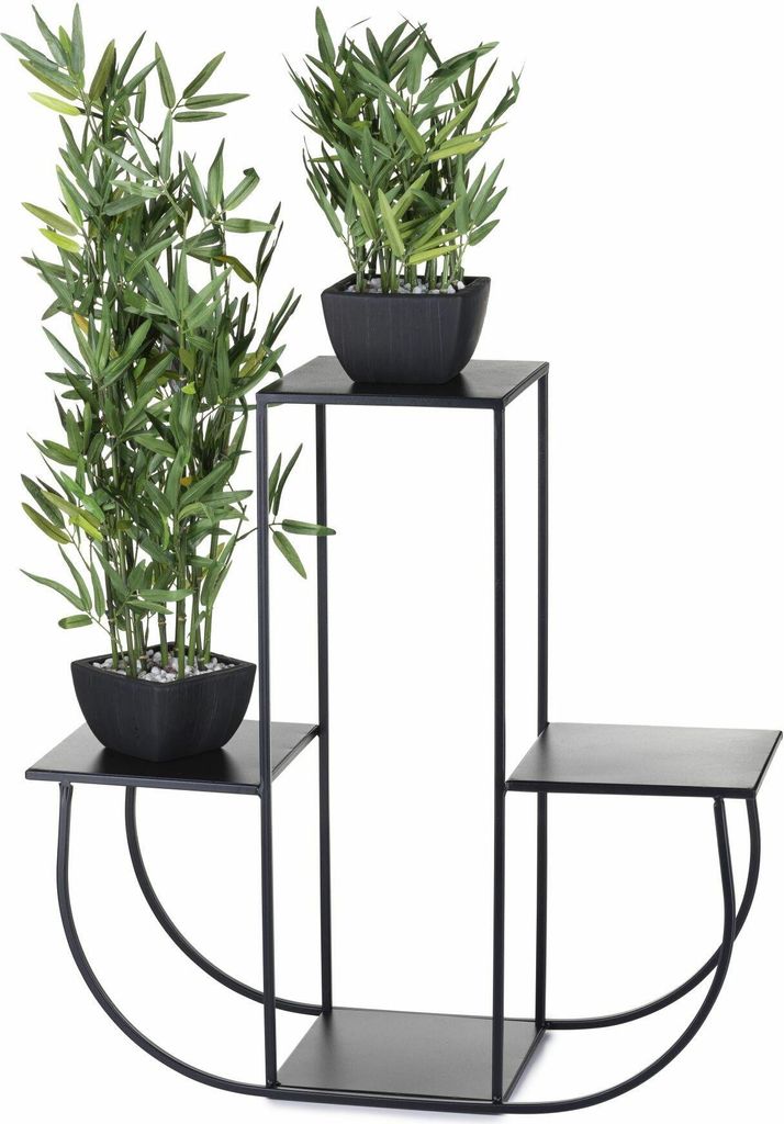 Fioriera ARKA 70 cm industriale nera Immagine del prodotto 