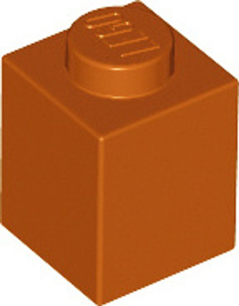 50 Stück Lego, Teile Nr. 3005 in Dunkelorange (Dark Orange)