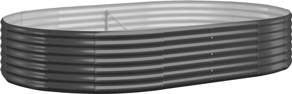 vidaXL Zvýšená posteľ Pozinkovaná oceľ 214x140x36 cm Obrázok produktu 