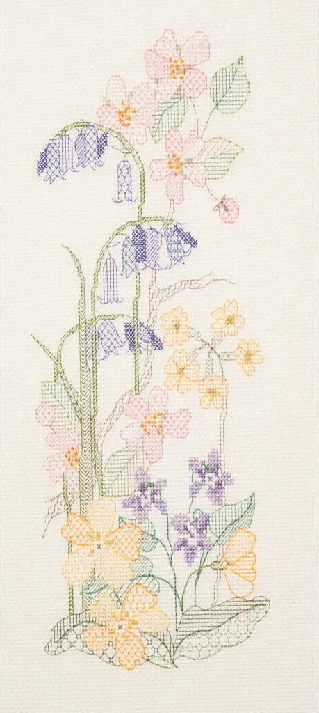 Bothy Threads Seasons Panels Spring DWSP01 Kit Punto Croce 13x29cm