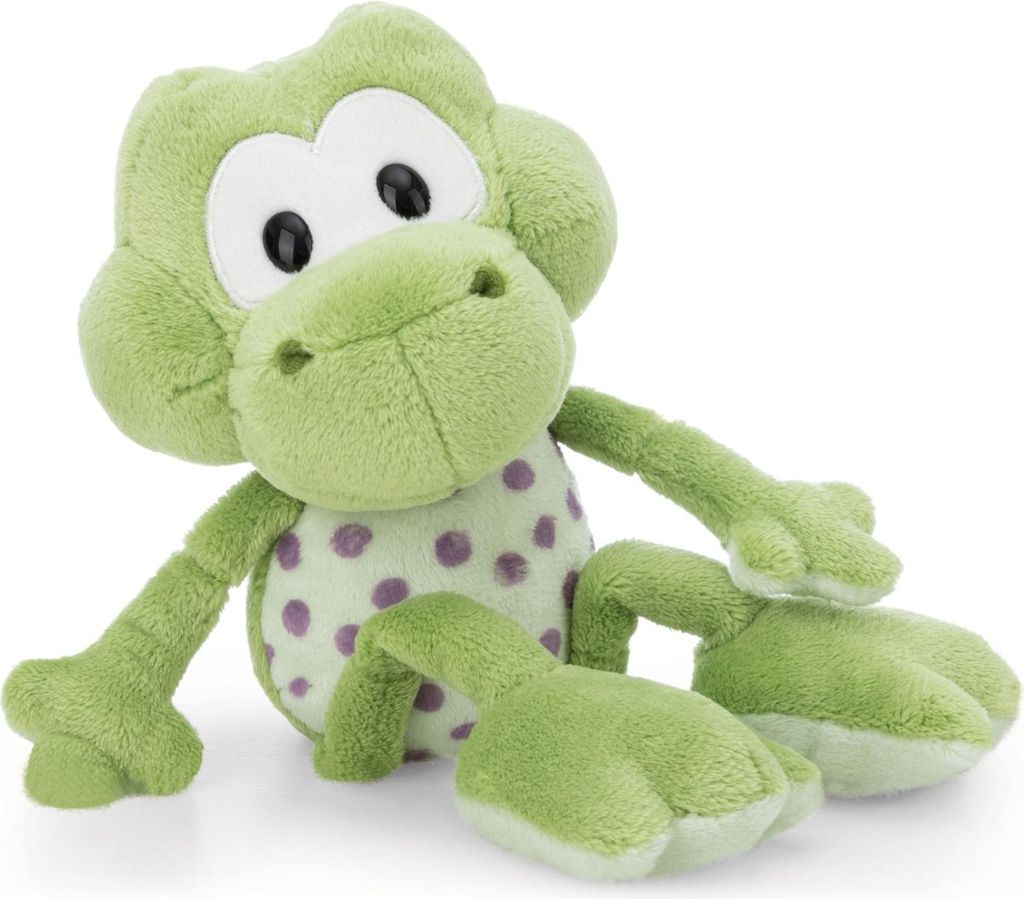 NICI Kuscheltier Frosch Fridolin Frog 18cm - grün - Weiches Plüschtier – niedliches Stofftier zum Kuscheln & Spielen – tolle Geschenkidee fü...