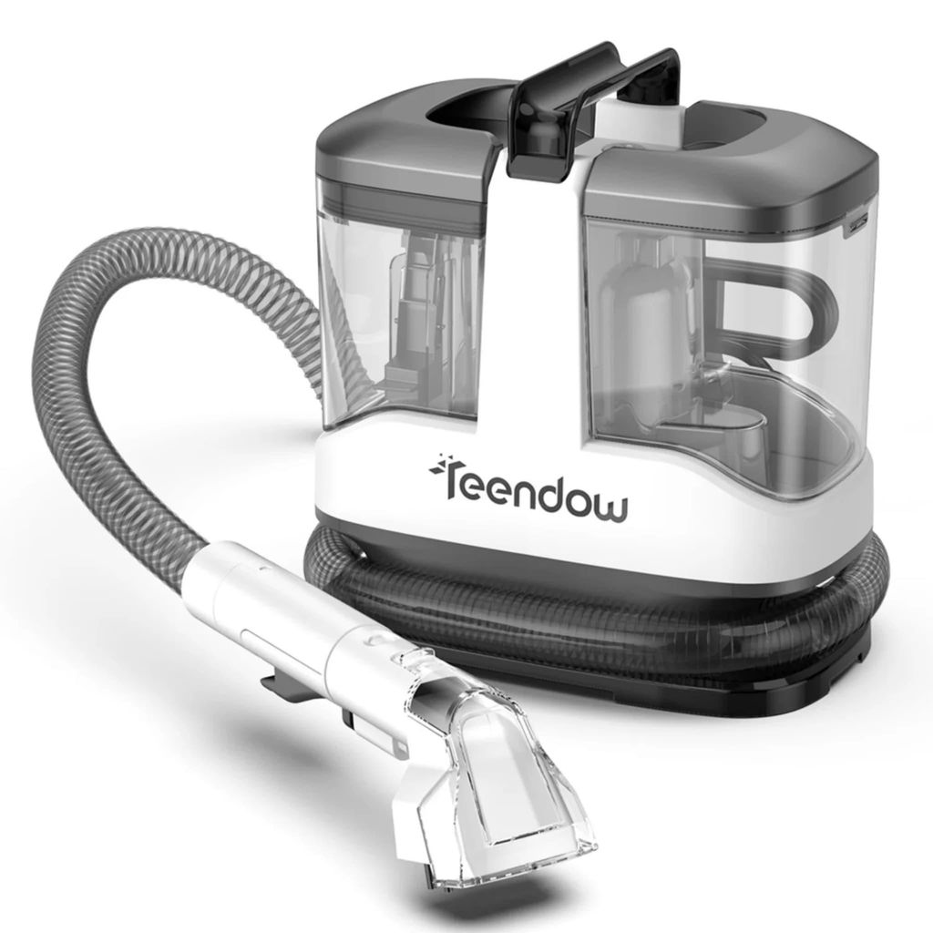 Teendow C3 Nass und Trockensauger – 450 W, 15 kPa, 1000 ml Frischwassertank, 550 ml Abwassertank – Grau