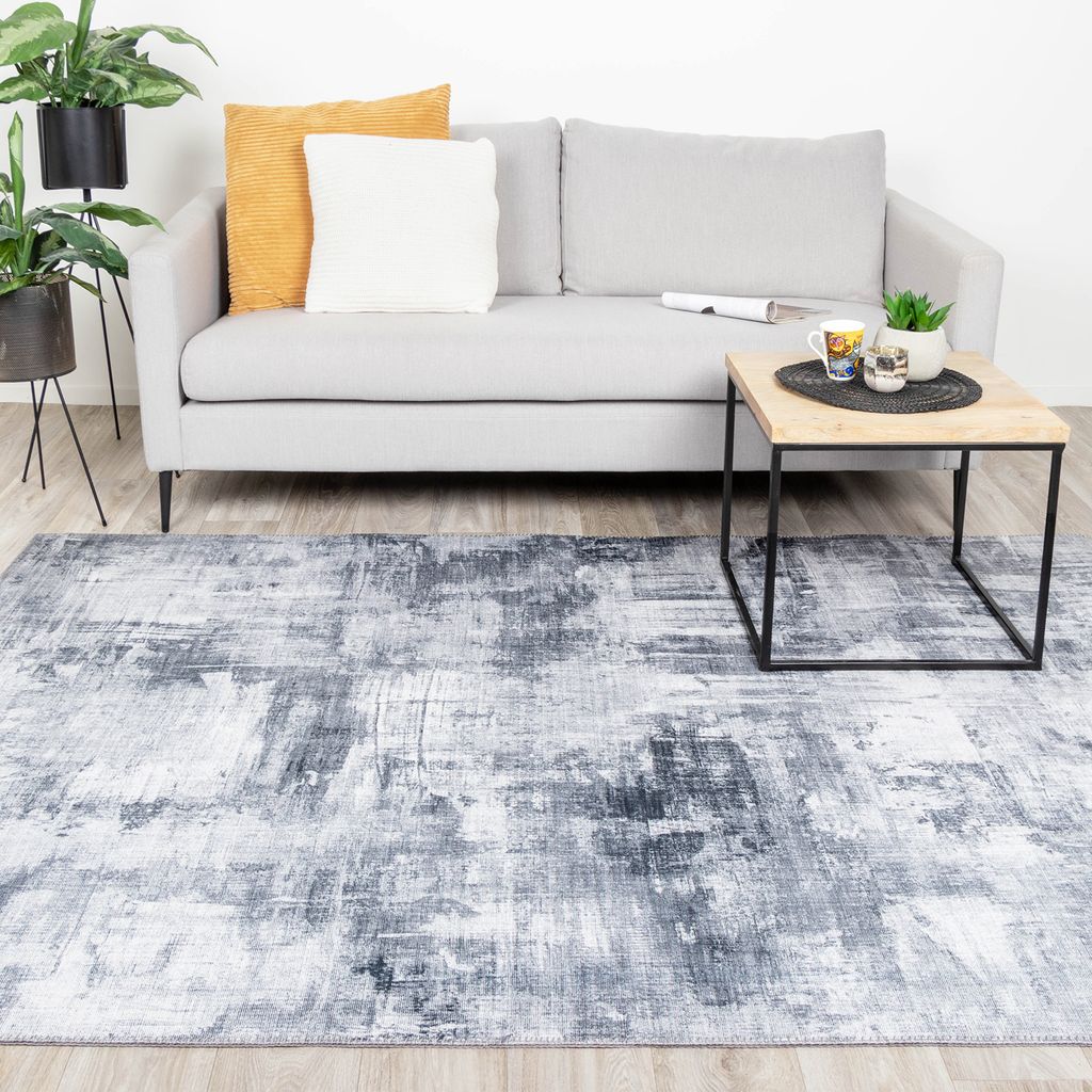 Volero - Moderner Teppich - Strength Grau - 270x370 cm - Wohnzimmer, Esszimmer, Schlafzimmer - Industrielle, Modern