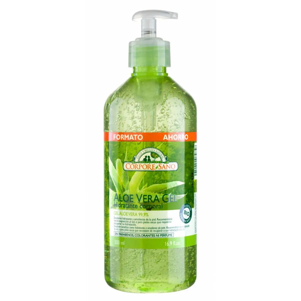 Gel Aloe Vera 500ml Corpore - Formule Hydratation Intense Non Grasse