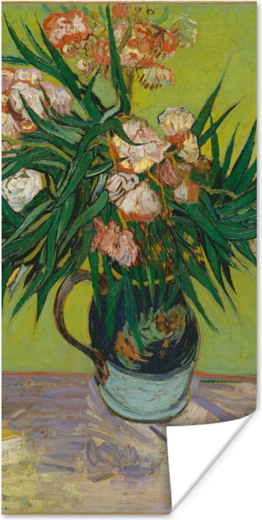 MuchoWow Poster Der Oleander - Vincent van Gogh 60x120 cm - Wandschmuck