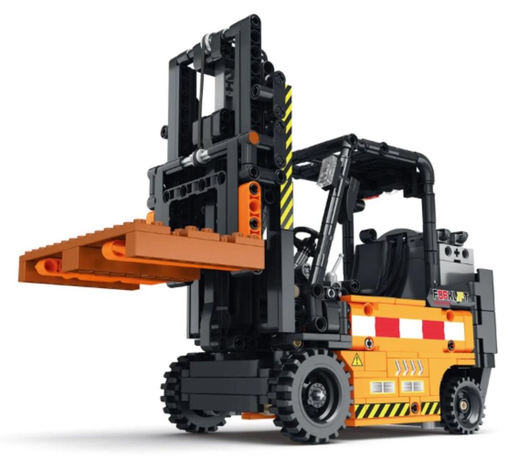 Reobrix 22002, vorkheftruck, constructieblokken, RC-model, Productafbeelding 