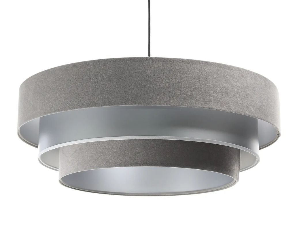 Lampa wisząca TRIO MIX szara/srebrna Zdjęcie produktu 