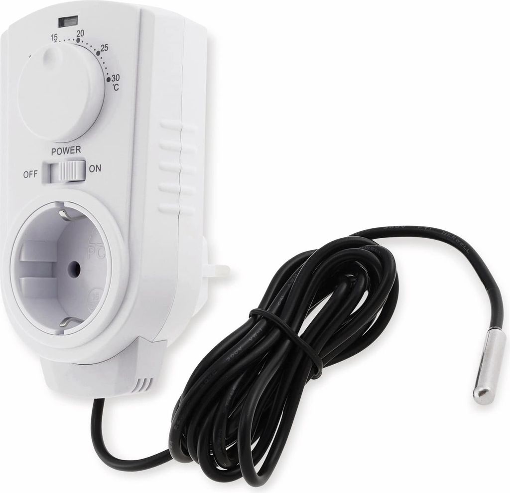 Steckdosen-Thermostat 'ST-50' ana EXT 5-30°C, 230V, 2m Produktbild 