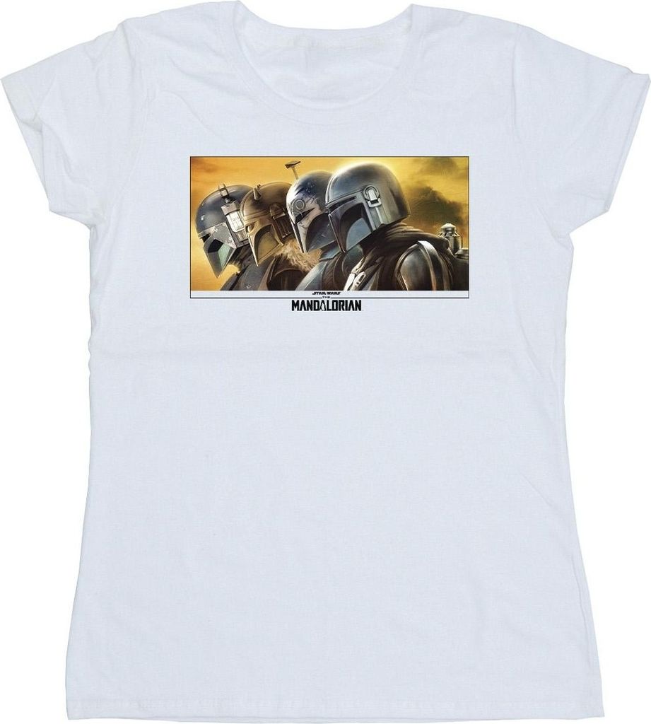 Star Wars - "The Mandalorian" T-Shirt für Damen BI43387 (XL) (Weiß)