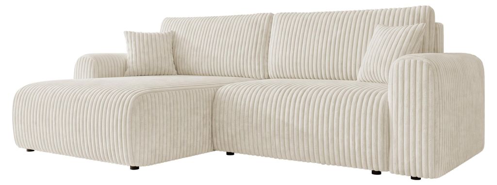 MIRJAN24 Ecksofa Floryn L Cord Bis, Polsterecke, L-Form Produktbild 