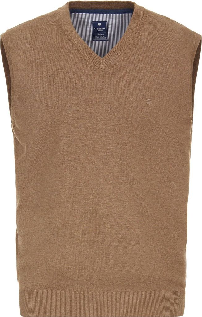 REDMOND Casual Herren Pullunder Ärmellos V-Neck Regular-Fit Produktbild