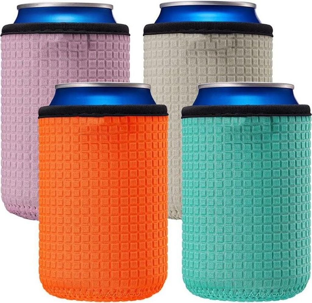 INF 4er-Pack Neopren Dosenkühler - Embossed für 330ml Produktbild 