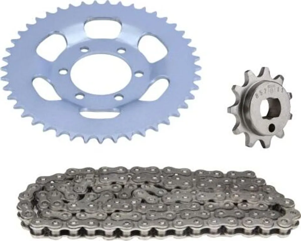 Kit chaîne Zündapp ZS 25 Type 460 avec pignon de 11/45 dents