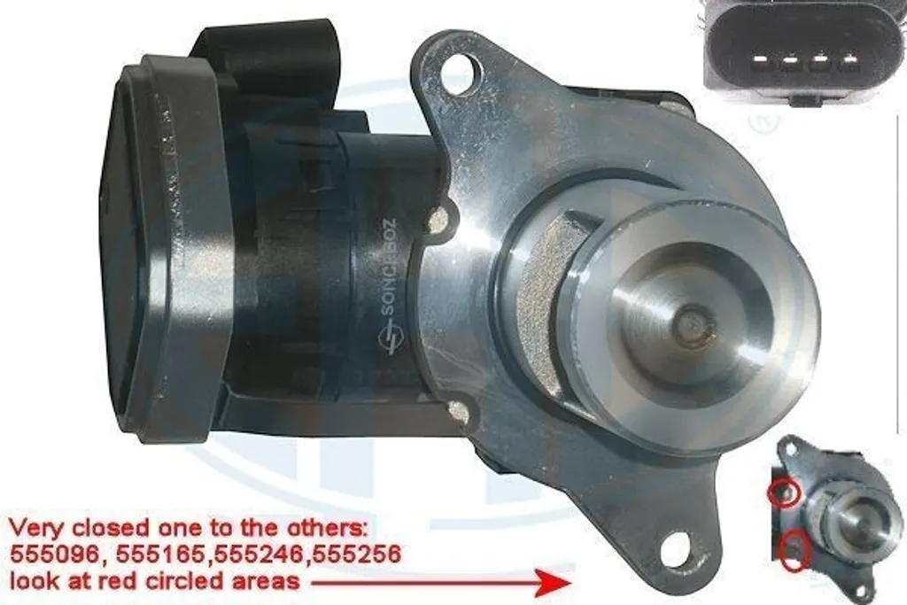 Soupape EGR ERA 555096A pour Mercedes Classe C E et Chrysler PT Cruiser
