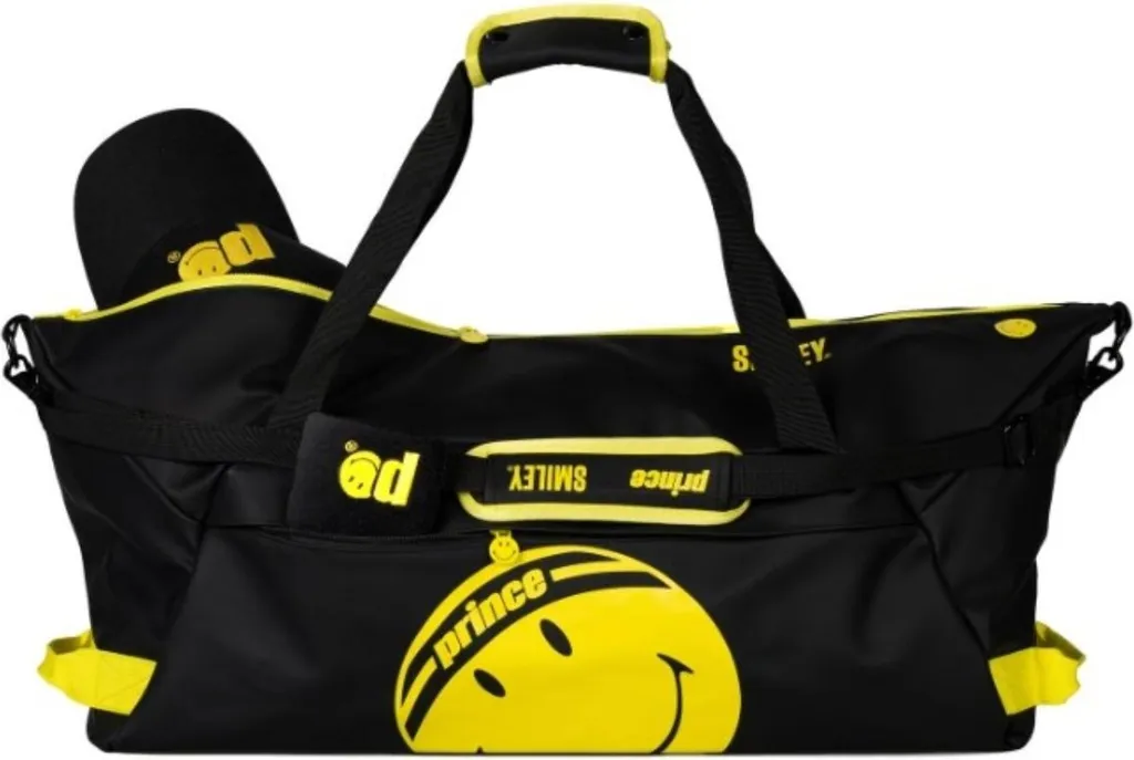 Sacs de sport Prince X Smiley 6B029111 - Sac de Tennis Jaune et Noir