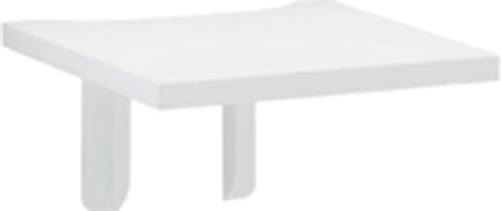SMS Écran Plat X Conférence Caméra Étagère Murale Blanche pour Support TV
