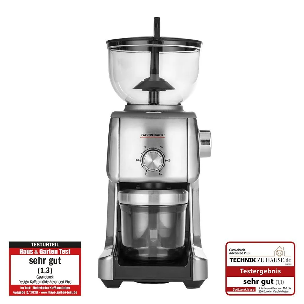 Gastroback Moulin 130W avec Lames Inox - Design Robuste et Performance - 12