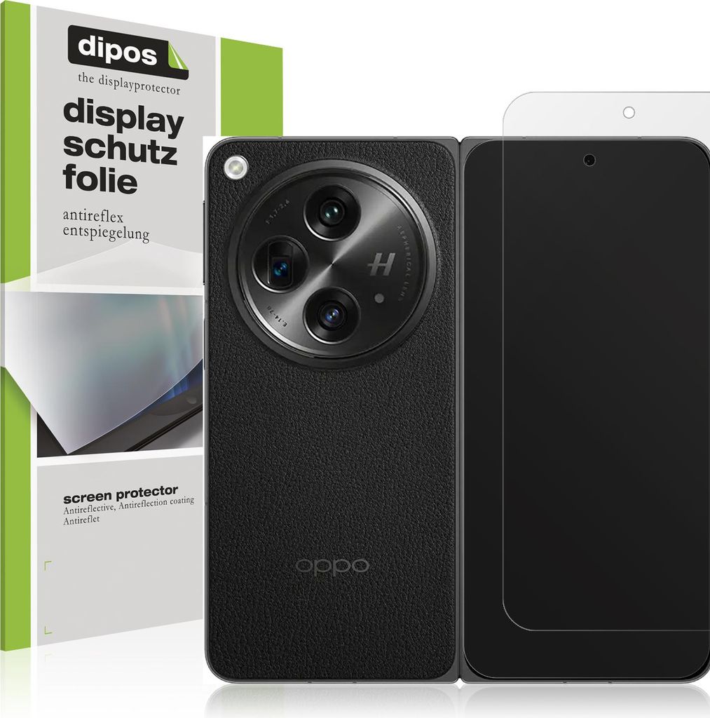4x Schutzfolie für Oppo Find N3 Aussenseite matt Displayschutzfolie Folie Display Schutz dipos
